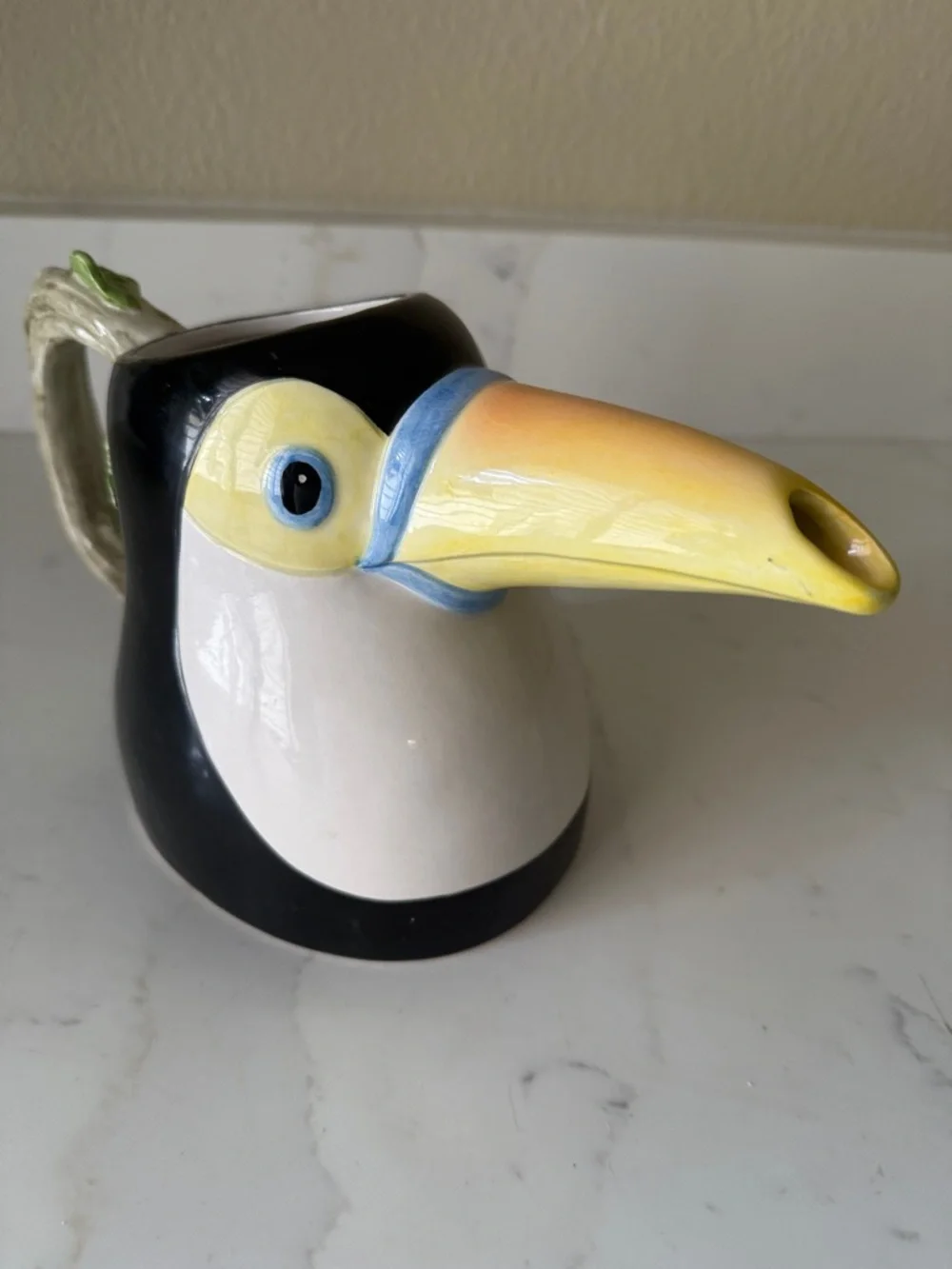 Vintage Fitz & Floyd Ceramic Toucan Pitcher 1984